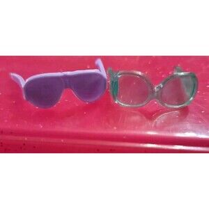Vintage Barbie Sunglasses Eyeglasses 80s/90s Teal Purple Fashion Doll Accessory